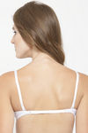 PrettyCat Padded Wired Front Closure Push-Up Bra - White — thumbnail 8