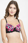 PrettyCat Padded Wired T-Shirt Bra - Black — thumbnail 1