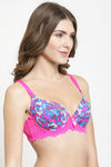 PrettyCat Padded Wired T-Shirt Bra - Pink — thumbnail 2