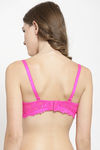 PrettyCat Padded Wired T-Shirt Bra - Pink — thumbnail 5