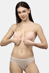 PrettyCat Push-Up 3/4Th Coverage T-Shirt Bra - Beige — thumbnail 5