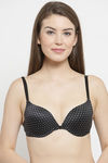 PrettyCat Push-Up 3/4Th Coverage T-Shirt Bra - Black Dot — thumbnail 5
