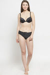 PrettyCat Push-Up 3/4Th Coverage T-Shirt Bra - Black Dot — thumbnail 8