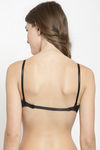 PrettyCat Push-Up 3/4Th Coverage T-Shirt Bra - Black Stripe — thumbnail 2