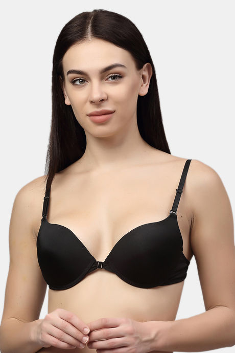 PrettyCat Push-Up 3/4Th Coverage T-Shirt Bra - Black — image 3