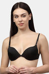 PrettyCat Push-Up 3/4Th Coverage T-Shirt Bra - Black — thumbnail 3