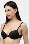 PrettyCat Push-Up 3/4Th Coverage T-Shirt Bra - Black — thumbnail 4
