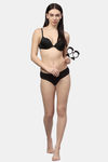 PrettyCat Push-Up 3/4Th Coverage T-Shirt Bra - Black — thumbnail 6