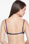 PrettyCat Push-Up 3/4Th Coverage T-Shirt Bra - Blue Stripe — thumbnail 2