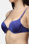 PrettyCat Push-Up 3/4Th Coverage T-Shirt Bra - Blue — thumbnail 5