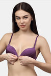 PrettyCat Push-Up 3/4Th Coverage T-Shirt Bra - Purple — thumbnail 1