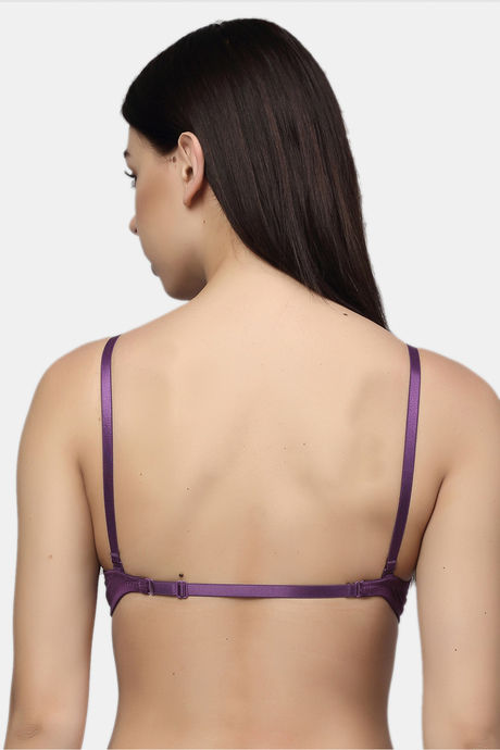 PrettyCat Push-Up 3/4Th Coverage T-Shirt Bra - Purple — image 2