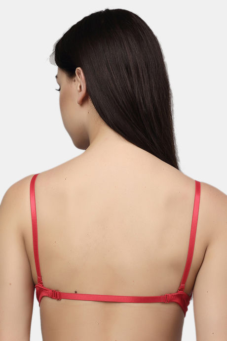 PrettyCat Push-Up 3/4Th Coverage T-Shirt Bra - Red — image 2