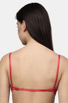 PrettyCat Push-Up 3/4Th Coverage T-Shirt Bra - Red — thumbnail 2