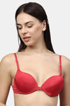 PrettyCat Push-Up 3/4Th Coverage T-Shirt Bra - Red — thumbnail 4