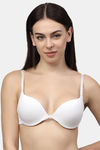 PrettyCat Push-Up 3/4Th Coverage T-Shirt Bra - White — thumbnail 4