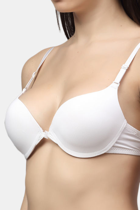 PrettyCat Push-Up 3/4Th Coverage T-Shirt Bra - White — image 5