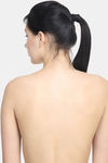 PrettyCat Single Layered Demi Coverage Stick-On Bra - Peach — thumbnail 2