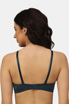 PrettyCat Padded Demi Coverage Strapless Bra - Green — thumbnail 2