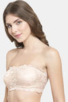 PrettyCat Padded Medium Coverage Tube Bra - Beige — thumbnail 3