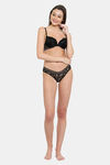 PrettyCat Padded 3/4Th Coverage Lace Bra Bra - Black — thumbnail 6