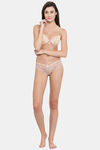 PrettyCat Padded 3/4Th Coverage Lace Bra Bra - Beige — thumbnail 6