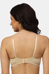 PrettyCat Padded Demi Coverage Strapless Bra - Beige — thumbnail 2