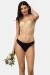 PrettyCat Padded Demi Coverage Strapless Bra - Beige — thumbnail 6