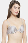 PrettyCat Push-Up 3/4Th Coverage Push-Up Bra - Grey — thumbnail 4