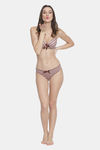 PrettyCat Padded 3/4Th Coverage T-Shirt Bra - Brown — thumbnail 5