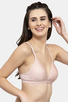 PrettyCat Padded 3/4Th Coverage T-Shirt Bra - Beige — thumbnail 3