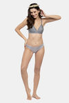 PrettyCat Padded 3/4Th Coverage T-Shirt Bra - Grey — thumbnail 5