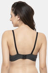 PrettyCat Padded 3/4Th Coverage T-Shirt Bra - Black — thumbnail 2