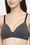 PrettyCat Padded 3/4Th Coverage T-Shirt Bra - Black — thumbnail 4