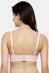 PrettyCat Padded Demi Coverage Strapless Bra - Beige — thumbnail 2