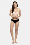 PrettyCat Padded Demi Coverage Strapless Bra - Beige — thumbnail 5
