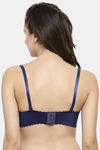 PrettyCat Padded Demi Coverage Strapless Bra - Blue — thumbnail 2
