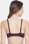 PrettyCat Padded 3/4Th Coverage T-Shirt Bra - Brown — thumbnail 2