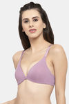 PrettyCat Padded 3/4Th Coverage T-Shirt Bra - Mouve — thumbnail 3