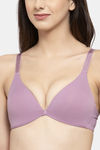 PrettyCat Padded 3/4Th Coverage T-Shirt Bra - Mouve — thumbnail 4