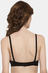 PrettyCat Padded Full Coverage T-Shirt Bra - Black — thumbnail 2