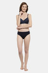 PrettyCat Padded Full Coverage T-Shirt Bra - Blue — thumbnail 5