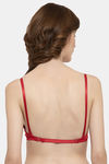 PrettyCat Push-Up 3/4Th Coverage Push-Up Bra - Red — thumbnail 2