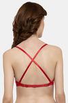 PrettyCat Push-Up 3/4Th Coverage Push-Up Bra - Red — thumbnail 4