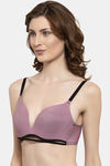 PrettyCat Padded 3/4Th Coverage T-Shirt Bra - Pink — thumbnail 3