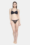 PrettyCat Padded 3/4Th Coverage Pretty Back Bra Bra - Black — thumbnail 5