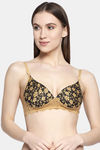 PrettyCat Padded 3/4Th Coverage T-Shirt Bra - Beige — thumbnail 1