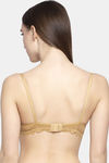 PrettyCat Padded 3/4Th Coverage T-Shirt Bra - Beige — thumbnail 2