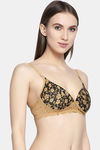 PrettyCat Padded 3/4Th Coverage T-Shirt Bra - Beige — thumbnail 3