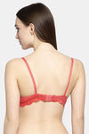 PrettyCat Padded 3/4Th Coverage T-Shirt Bra - Orange — thumbnail 2